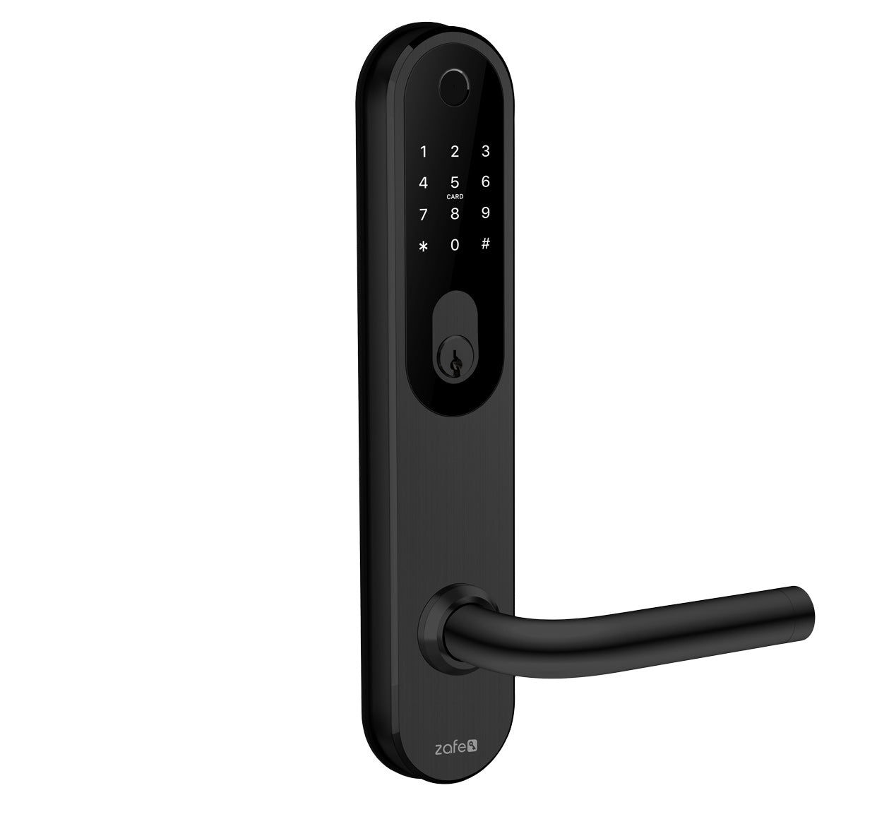 Zafe T-Lock i sort – til oval cylinder
