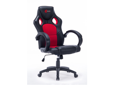 Sinox gamingstol i sort og rød