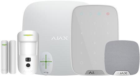 Ajax alarm-kit2 med sirene, betjeningspanel & PIRCAM