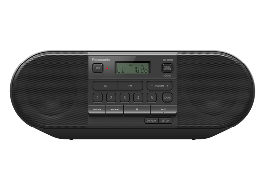 Panasonic D500 FM/CD Bærbar Radio