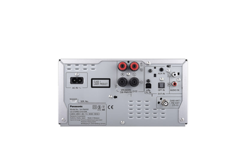 Panasonic PMX92 m/CD/DAB+/FM/Bluetooth sc-pmx92eg-s